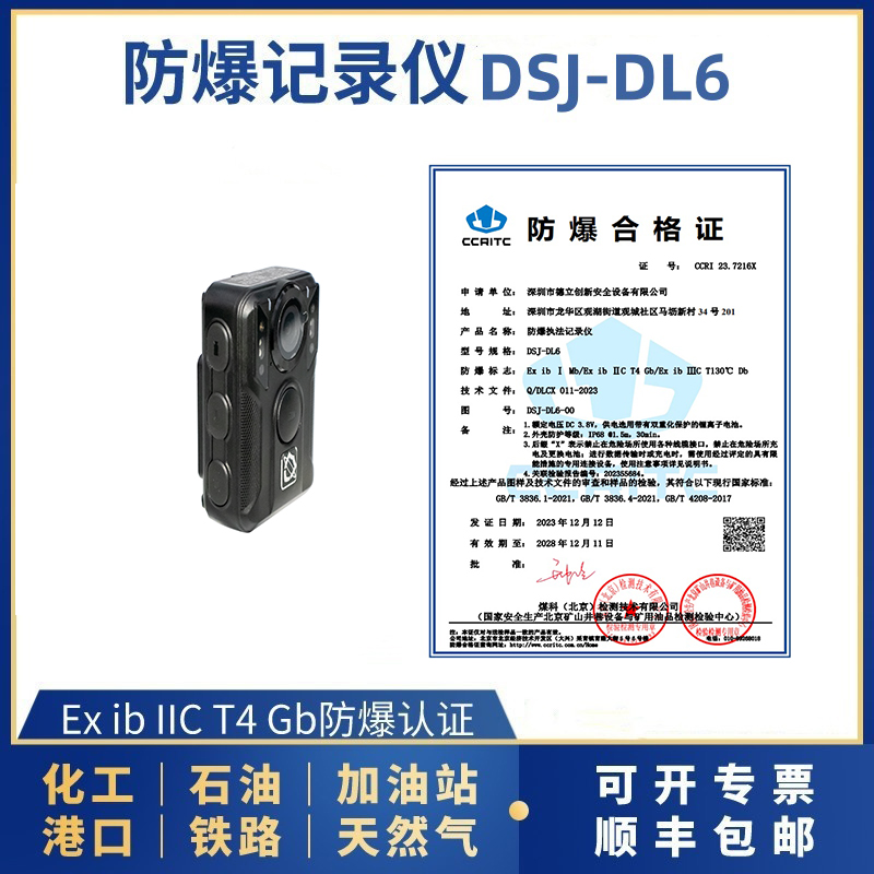 防爆記錄儀DSJ-DL6