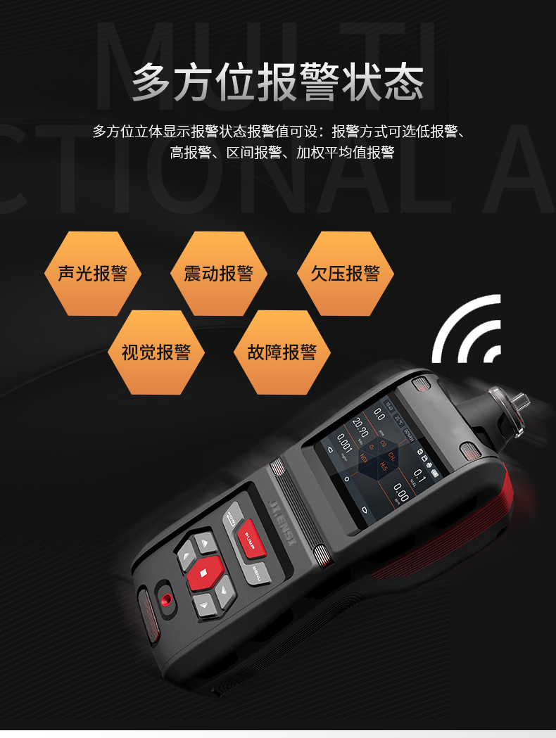 MS500便攜式五合一氣體檢測儀