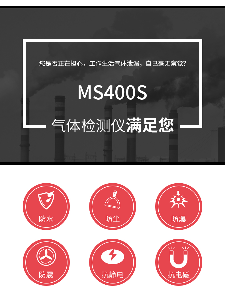 MS400便攜式氣體檢測(cè)儀
